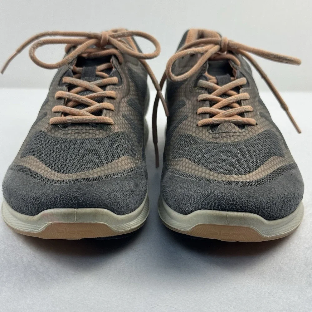 ECCO Biom Fjuel Racer Cross Trainer Sneakers Dark Shadow Peach Womens EU 38 US 7 - Picture 2 of 11